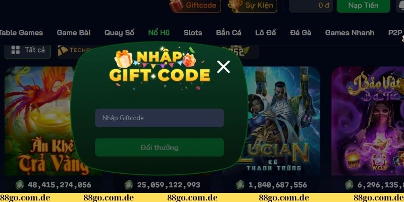 Khuyến mãi 88GO hấp dẫn