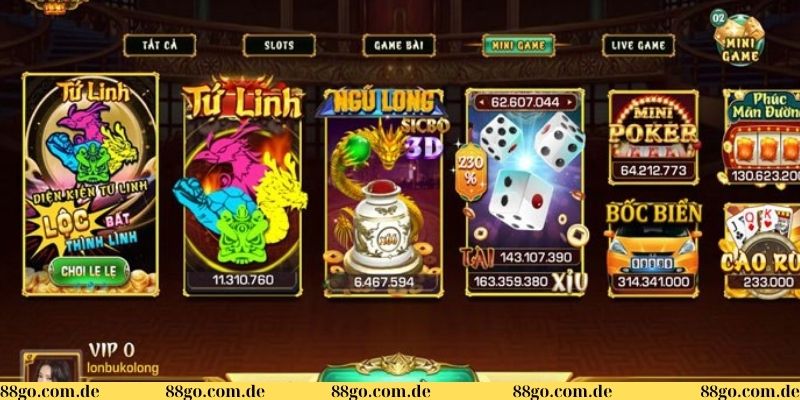 Một số game bài iWin Club
